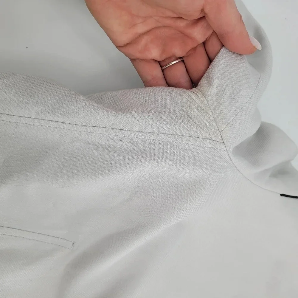 HELMUT Lang Women's White Ash Blazer Ark Suiting jacket top size 6 - Picture 12 of 12